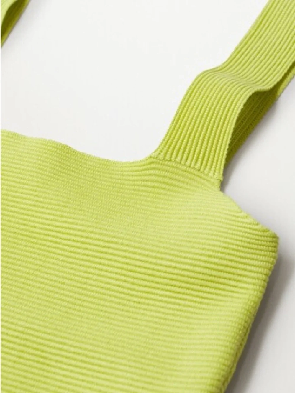 Mango Ribbed Crop Top - Picture 7 of 12